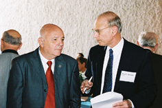 נשיא המכון, פרופ' אילן חת, עם סטיוארט אייזנשטט